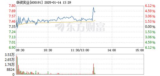 华资实业1月20日快速反弹